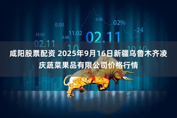 咸阳股票配资 2025年9月16日新疆乌鲁木齐凌庆蔬菜果品有限公司价格行情